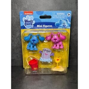 Blue's Clues Mini Figures - Pack of 5 - Magenta, Slippery Soap, Shovel & Pail